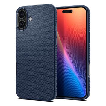 Spigen nakładka Liquid Air do iPhone 16 6,1" granatowa