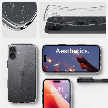 Spigen nakładka Liquid Crystal do iPhone 16 6,1" glitter crystal