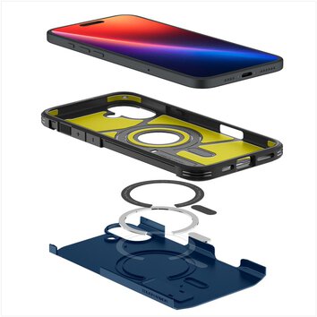 Spigen nakładka Tough Armor Mag MagSafe do iPhone 16 6,1" granatowa