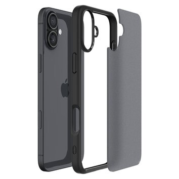 Spigen nakładka Ultra Hybrid do iPhone 16 6,1" czarna Spigen nakładka Ultra Hybrid do iPhone 16 6,1" czarna