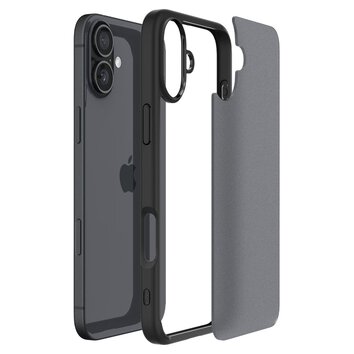 Spigen nakładka Ultra Hybrid do iPhone 16 6,1" czarna Spigen nakładka Ultra Hybrid do iPhone 16 6,1" czarna