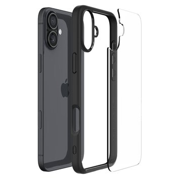 Spigen nakładka Ultra Hybrid do iPhone 16 6,1" czarna matowa