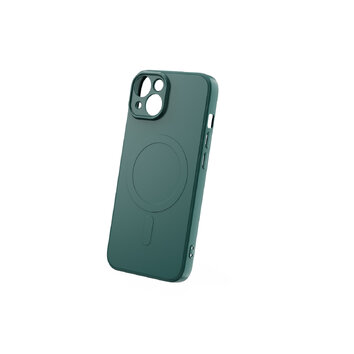 Nakładka Simple Color Mag do iPhone 16e ciemnozielona