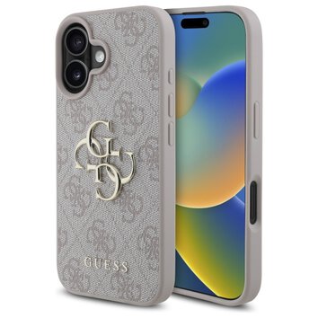 Guess nakładka 4G Big Logo do iPhone 16 Plus 6,7" GUHCP16M4GMGPI różowa
