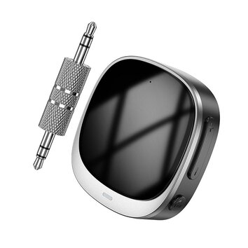 HOCO adapter AUX Jack 3,5 mm BLUETOOTH z wywietlaczem E80 czarny
