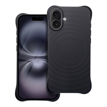 Silicone Zephyr Mag Cover kompatybilny z MagSafe do IPHONE 16 PLUS czarny