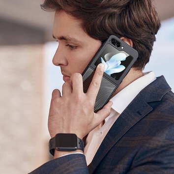 DUX DUCIS futera AIMO do SAMSUNG Z Flip5 5G czarny