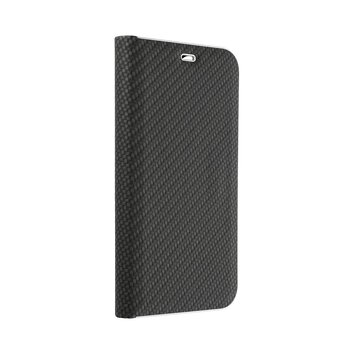 Kabura LUNA Book Carbon do IPHONE 15 Plus czarny