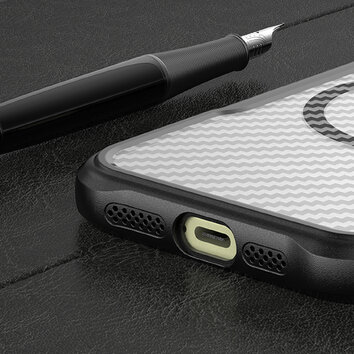 Nakładka Defender Carbon Mag do iPhone 14 Pro 6,1" czarna
