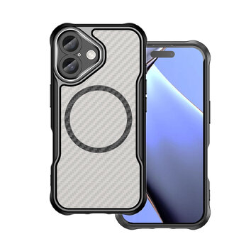 Nakładka Defender Carbon Mag do iPhone 16 Plus 6,7" czarna