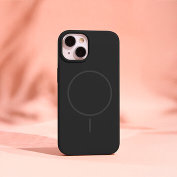 Nakładka Silicone Thin Mag do iPhone 16 Plus 6,7" czarna