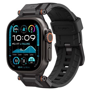 Spigen Pasek DuraPro Armor do Apple Watch 6 / 7 / 8 / 9 / 10 / SE / Ultra 1 / 2 (44 / 45 / 46 / 49mm) Czarny