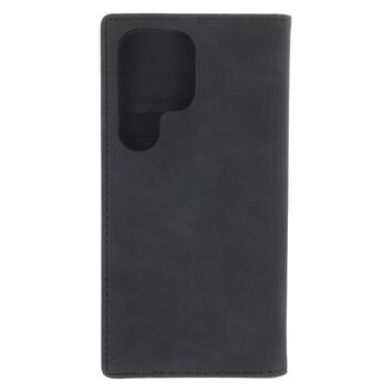 Etui Smart Suede do Samsung Galaxy S25 Ultra czarne
