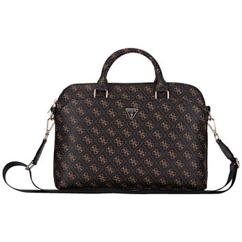 Guess torba Computer Bag New 4G Zipper Pocket & Triangle Logo do laptopa 15" czarna