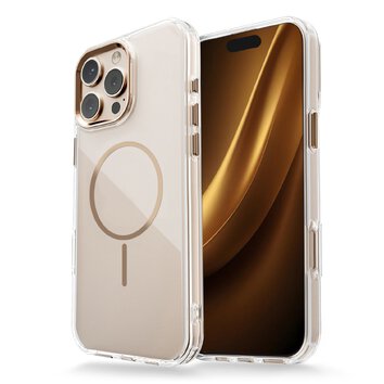 Nakładka Clear Thin Mag do iPhone 14 Pro 6,1" złota
