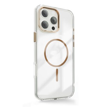 Nakładka Clear Thin Mag do iPhone 14 Pro 6,1" złota
