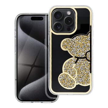 Futerał TEDDY BEAR do IPHONE 13 PRO złoty