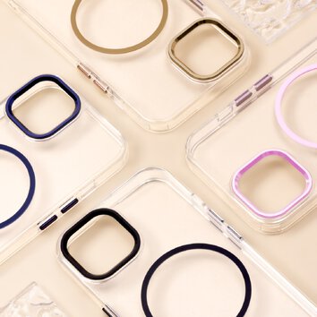 Nakładka Clear Thin Mag do iPhone 14 6,1" czarna