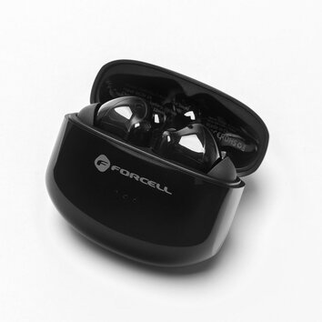 FORCELL F-AUDIO suchawki bezprzewodowe / bluetooth stereo TWS CLEAR Sound czarne