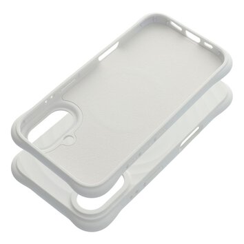 Silicone Zephyr Mag Cover kompatybilny z MagSafe do IPHONE 16 biały
