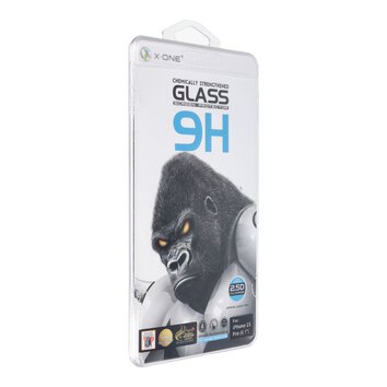 Szko hartowane X-ONE Full Cover Extra Strong Crystal Clear - do iPhone 15 Pro (full glue) czarny