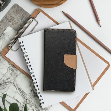 Kabura Fancy Book do  XIAOMI Redmi 9A czarny / złoty