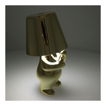 Lampka nocna GOLD MAN Art Deco stojcy (wzr 3) MLTL