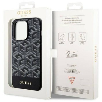 Oryginalne Etui GUESS Hardcase GUHMP14XHGCFSEK do iPhone 14 PRO MAX (MAG GCUBE / czarny)