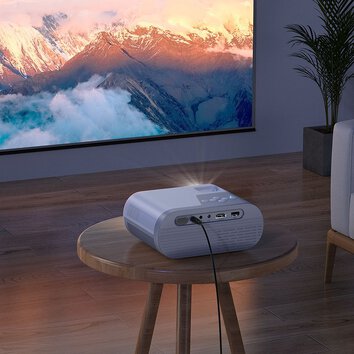 HOCO projektor z systemem Android Wi-Fi Bluetooth 720P DT2 biały