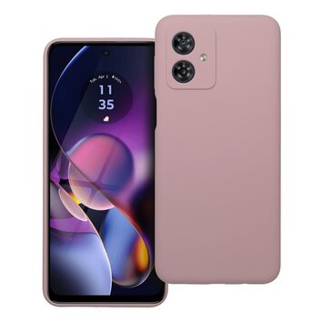 Futerał SILICONE 2mm do MOTOROLA G54 5G pudrowy róż