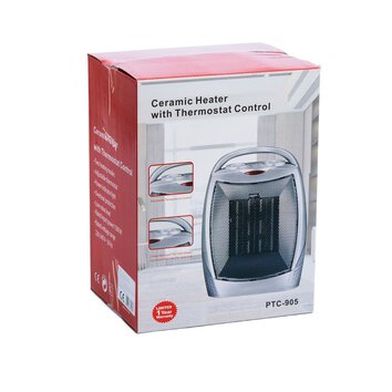 Termowentylator grzejnik ceramiczny 1500W RC-K-398 czarny