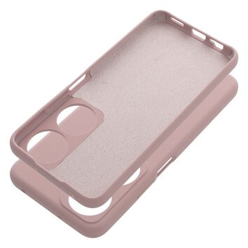 Futerał SILICONE 2mm do HONOR X7B pudrowy róż