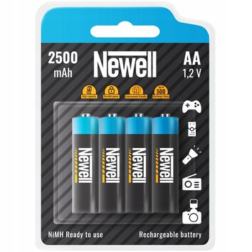 4 x Akumulatorki Newell NiMH R6/AA 2500 mAh (blister)