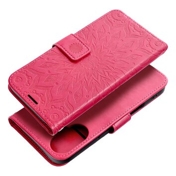 Kabura MEZZO Book do IPHONE 16 mandala magenta