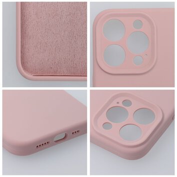 Futerał SILICONE 2mm do IPHONE 16 Pro pudrowy róż