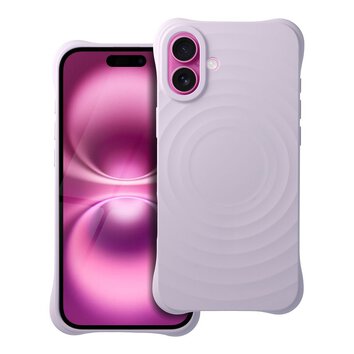 Silicone Zephyr Mag Cover kompatybilny z MagSafe do IPHONE 16 PLUS liliowy