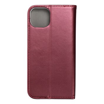 Kabura Smart Magneto do IPHONE 15 PLUS burgundowy