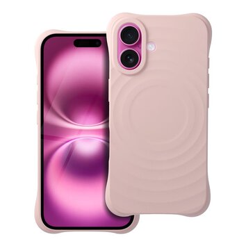 Silicone Zephyr Mag Cover kompatybilny z MagSafe do IPHONE 16 różowy