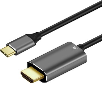 Kabel Typ C mski do HDMI 2.0 mski 4K 30Hz ART oemC4-2 1,8m