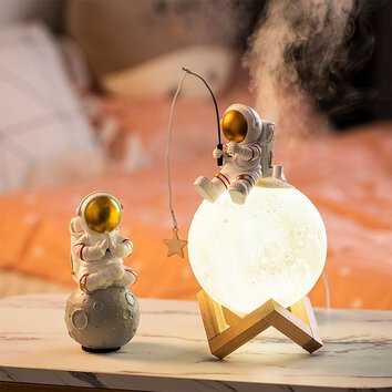 Lampka nocna / nawilacz powietrza ASTRONAUTA Art Deco siedzcy (wzr 5) AFSH