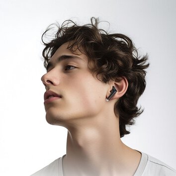 HOCO suchawki bezprzewodowe bluetooth TWS EW61 fioletowe