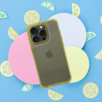 Futerał MATRIX CLEAR do IPHONE 11 żółty