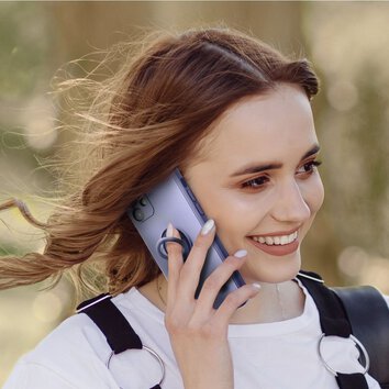 Futera SILICONE RING do IPHONE 15 PRO fioletowy