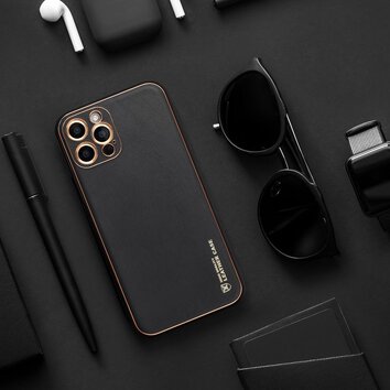 Futera LEATHER Case skrzany do SAMSUNG Galaxy S23 FE czarny