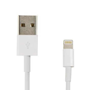 Kabel USB do iPhone Lightning 8-pin HD4 1 metr biały BOX