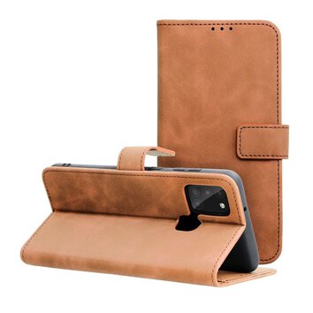 Kabura TENDER Book do SAMSUNG A21s brzowy