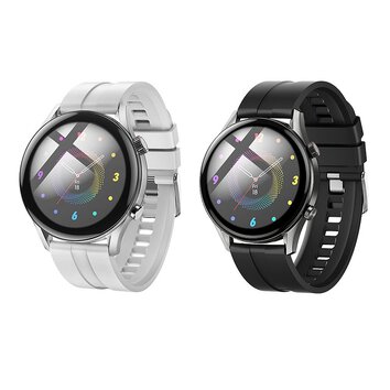 HOCO smartwatch z funkcją rozmowy Y7 Pro srebrny