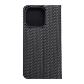 Kabura LUNA Book Carbon do IPHONE 14 Pro czarny
