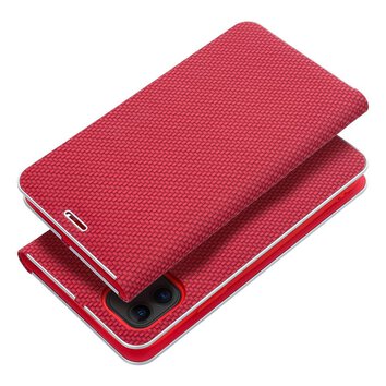 Kabura LUNA Book Carbon do IPHONE 16 Pro czerwony