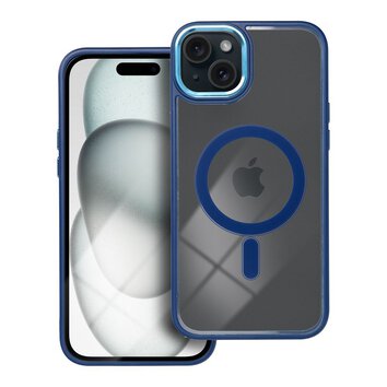 Futera Color Edge Mag Cover kompatybilny z MagSafe do IPHONE 15 PLUS niebieski